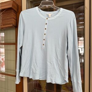 Caslon Light Blue Long Sleeve Tee